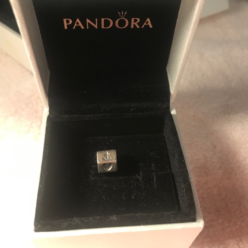 Pandora charm anchor cross heart
